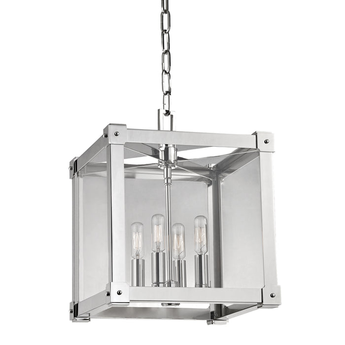 Hudson Valley - 8612-PN - Four Light Pendant - Forsyth - Polished Nickel