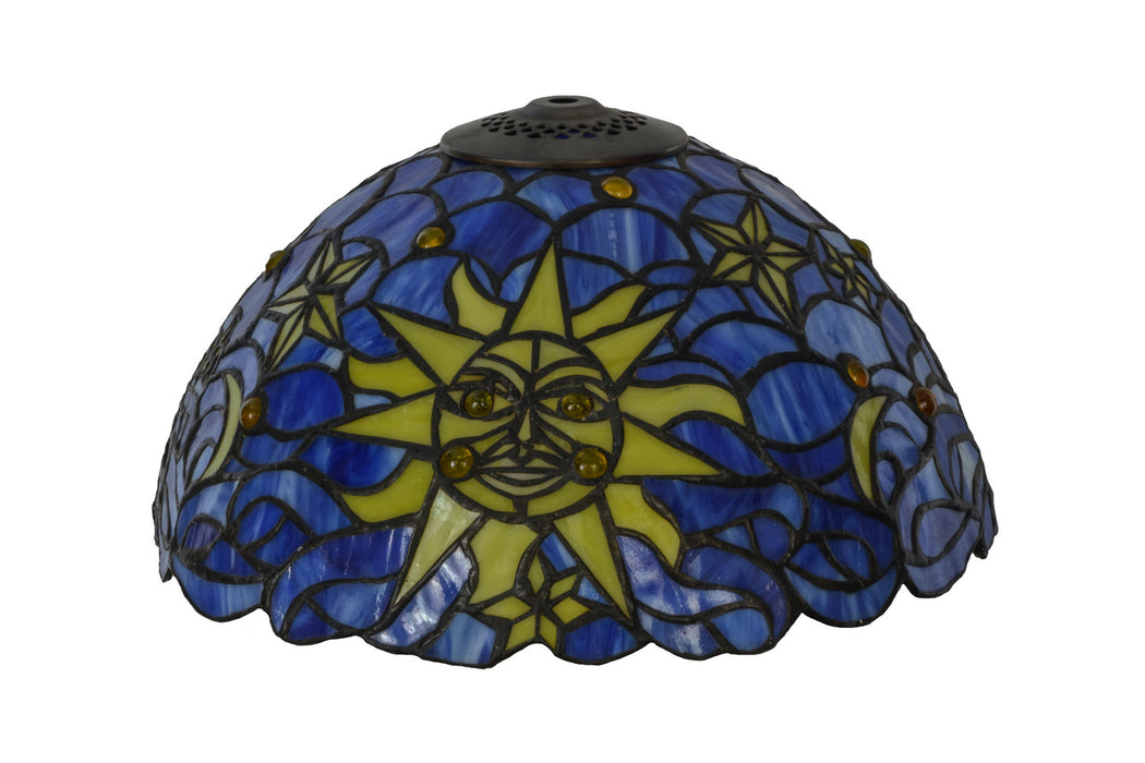 Meyda Tiffany - 46479 - Shade - Sun, Moon & Stars - Vadk Ia Yellow