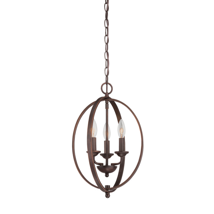 Millennium - 3033-RBZ - Three Light Pendant - None - Rubbed Bronze