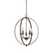 Millennium - 3035-RBZ - Five Light Pendant - None - Rubbed Bronze