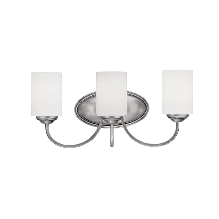 Millennium - 3073-BPW - Three Light Vanity - Lansing - Brushed Pewter