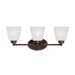 Millennium - 3223-RBZ - Three Light Vanity - Franklin - Rubbed Bronze