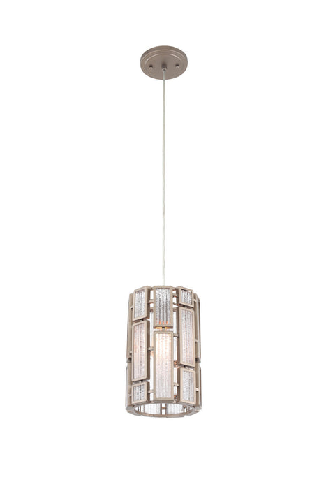 One Light Mini Pendant from the Harlowe collection in New Bronze finish