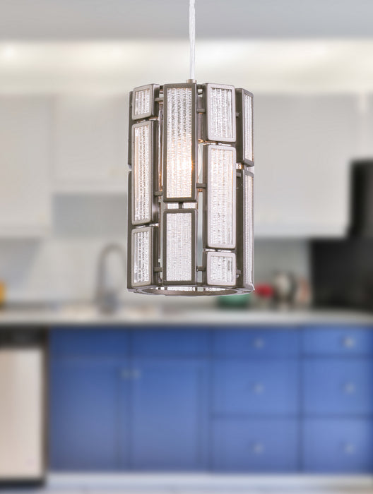 One Light Mini Pendant from the Harlowe collection in New Bronze finish