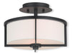 Livex Lighting - 51072-07 - Two Light Ceiling Mount - Wesley - Bronze