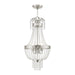 Livex Lighting - 51854-91 - Four Light Pendant - Valentina - Brushed Nickel