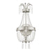 Livex Lighting - 51872-91 - One Light Wall Sconce - Valentina - Brushed Nickel