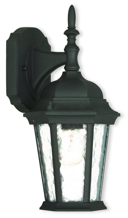 Livex Lighting - 75460-14 - One Light Outdoor Wall Lantern - Hamilton - Textured Black