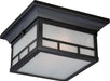 Nuvo Lighting - 60-5606 - Two Light Flush Mount - Drexel - Stone Black