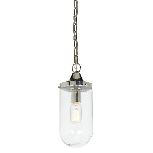 JVI Designs - 1187-15 - One Light Pendant - Boston - Polished Nickel