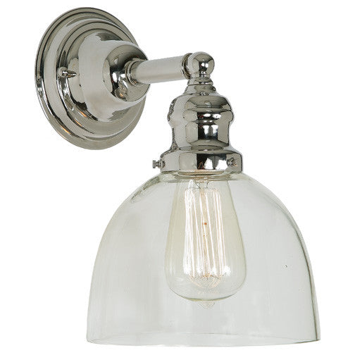 JVI Designs - 1210-15 S5 - One Light Wall Sconce - Union Square - Polished Nickel