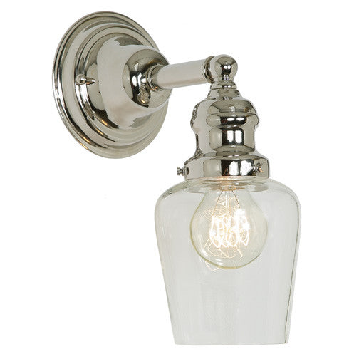 JVI Designs - 1210-15 S9 - One Light Wall Sconce - Union Square - Polished Nickel