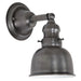 JVI Designs - 1210-18 M2 - One Light Wall Sconce - Union Square - Gun Metal