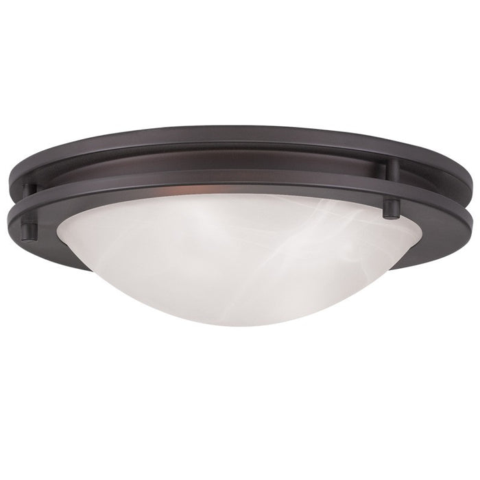 Livex Lighting - 7057-07 - Two Light Ceiling Mount - Ariel - Bronze