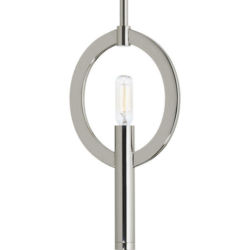 Progress Lighting - P5061-104 - One Light Mini Pendant - Draper - Polished Nickel