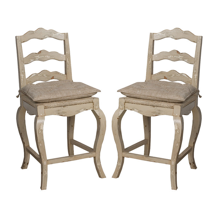 ELK Home - 660002P - Stool - French Provencial - Crossroads Rosa