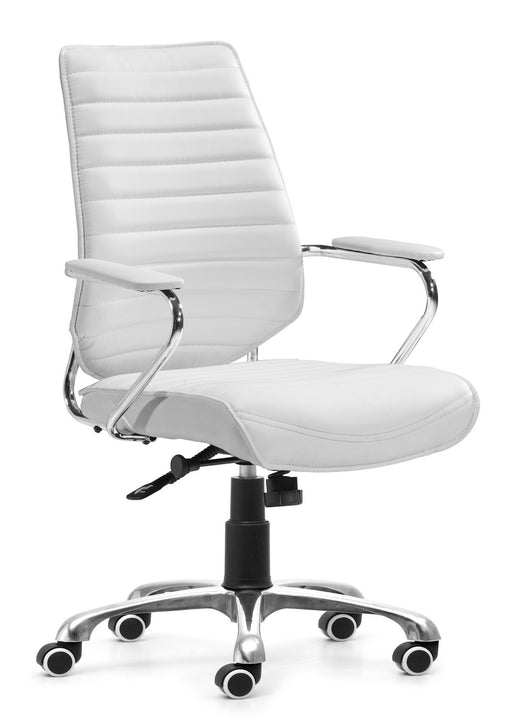 Zuo Modern - 205165 - Office Chair - Enterprise - White