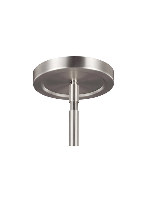 Four Light Pendant from the Prospect Park collection in Satin Nickel / Chrome finish