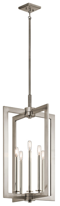 Kichler - 43902CLP - Five Light Foyer Pendant - Cullen - Classic Pewter