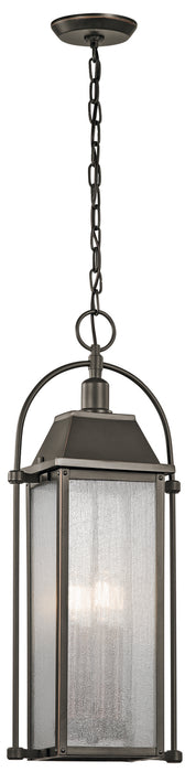 Kichler - 49718OZ - Four Light Outdoor Pendant - Harbor Row - Olde Bronze