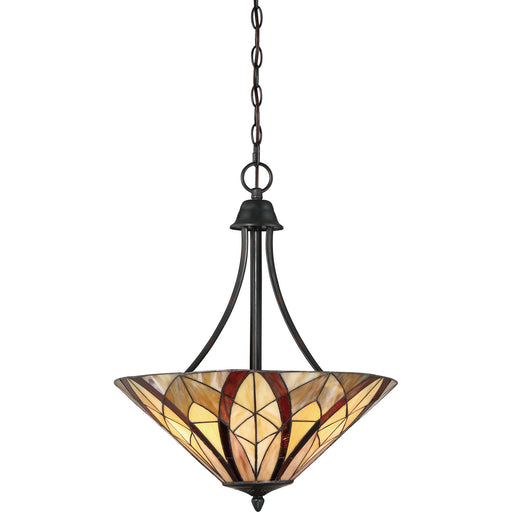 Quoizel - TFVY2819VA - Three Light Pendant - Victory - Valiant Bronze