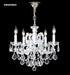 James R. Moder - 40255S22 - Five Light Chandelier - Maria Theresa - Silver