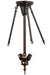 Meyda Tiffany - 115266 - Three Light Semi Flush w/Rods Hardware - Kesara - Craftsman Brown