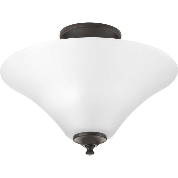 Progress Lighting - P3855-20W - Two Light Semi-Flush Mount - Close-to-ceiling - Antique Bronze