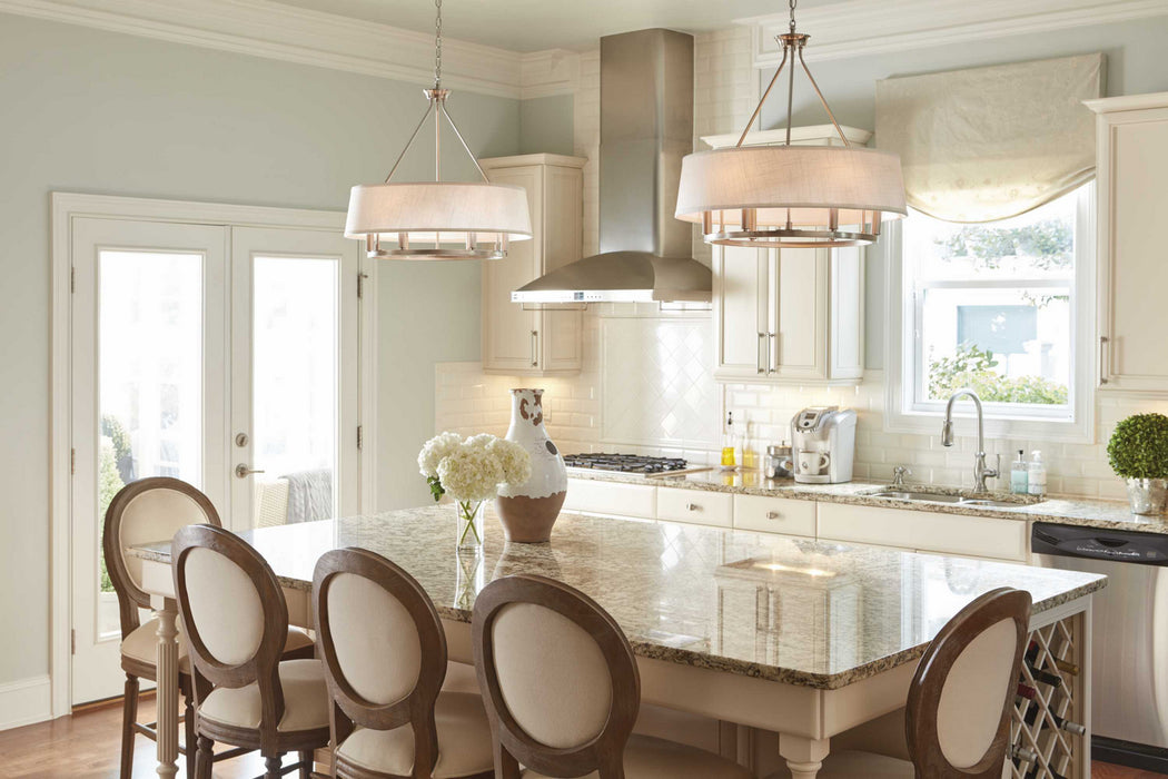 Six Light Chandelier from the Cherish collection in Brushed Nickel finish