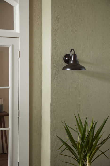 One Light Wall Lantern from the District collection in Antique Bronze finish