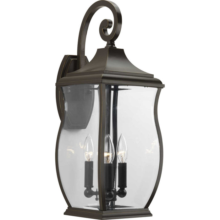 Progress Lighting - P5699-108 - Three Light Large Wall Lantern - Township - Oil Rubbed Bronze