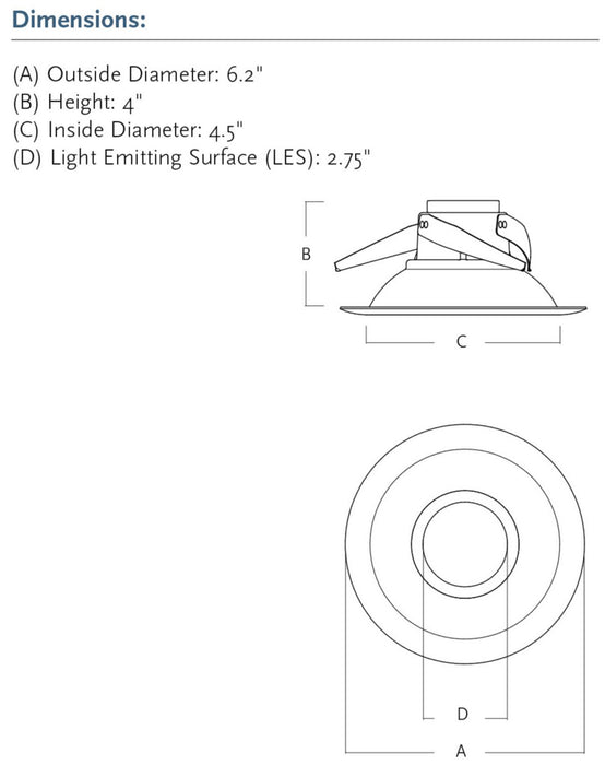 5`` LED Retrofit Downlight from the LED Recessed collection in Antique Bronze finish