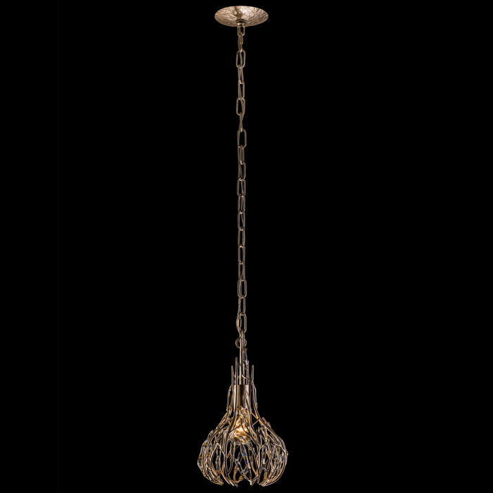 One Light Mini Pendant from the Bask collection in Gold Dust finish