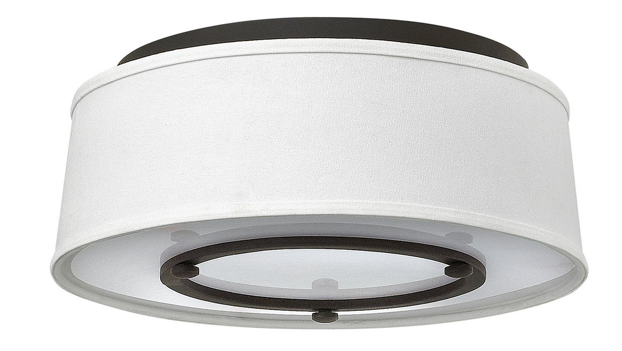 Hinkley - 3701KZ - Three Light Flush Mount - Harrison - Buckeye Bronze