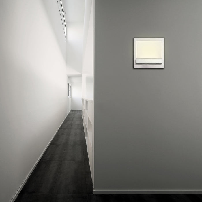 LED Wall Sconce from the Harmen collection in Satin Nickel finish