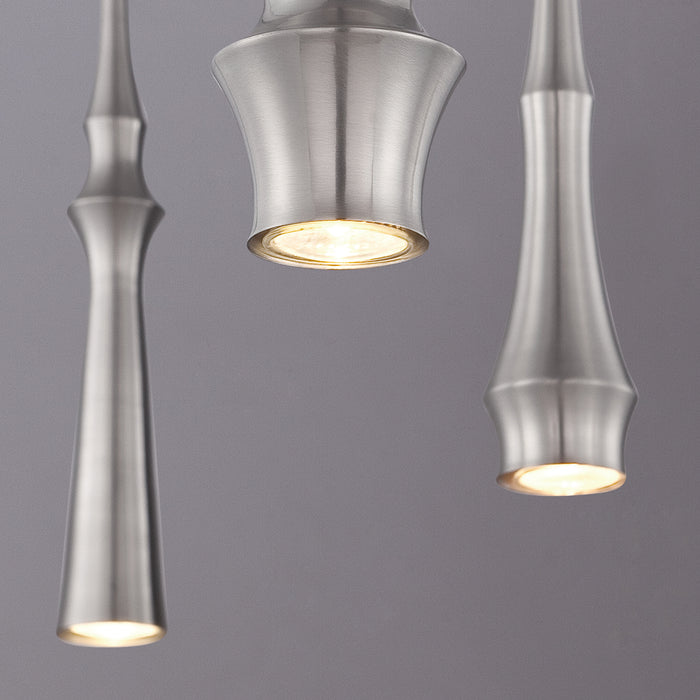 One Light Pendant from the Sano collection in Satin Nickel finish