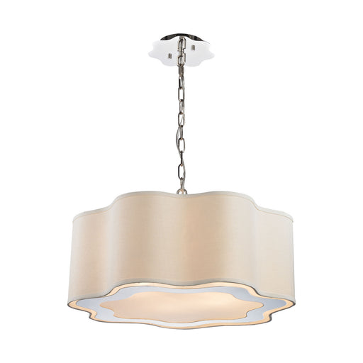 ELK Home - 1140-019 - Six Light Chandelier - Villoy - Polished Nickel