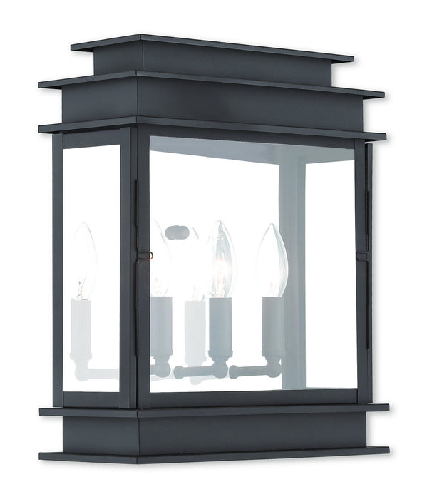 Livex Lighting - 20204-07 - Three Light Outdoor Wall Lantern - Princeton - Bronze