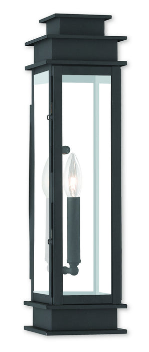 Livex Lighting - 20207-04 - One Light Outdoor Wall Lantern - Princeton - Black