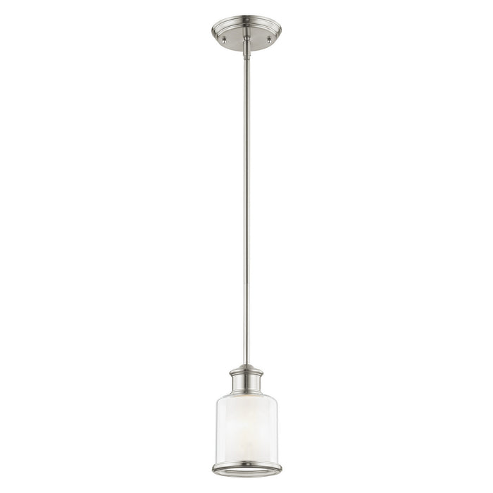 Livex Lighting - 40210-91 - One Light Mini Pendant - Middlebush - Brushed Nickel