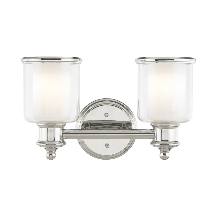 Livex Lighting - 40212-35 - Two Light Bath Vanity - Middlebush - Polished Nickel