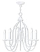 Livex Lighting - 40795-60 - Five Light Chandelier - Alessia - Antique White