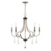 Livex Lighting - 40885-91 - Five Light Chandelier - Glendale - Brushed Nickel