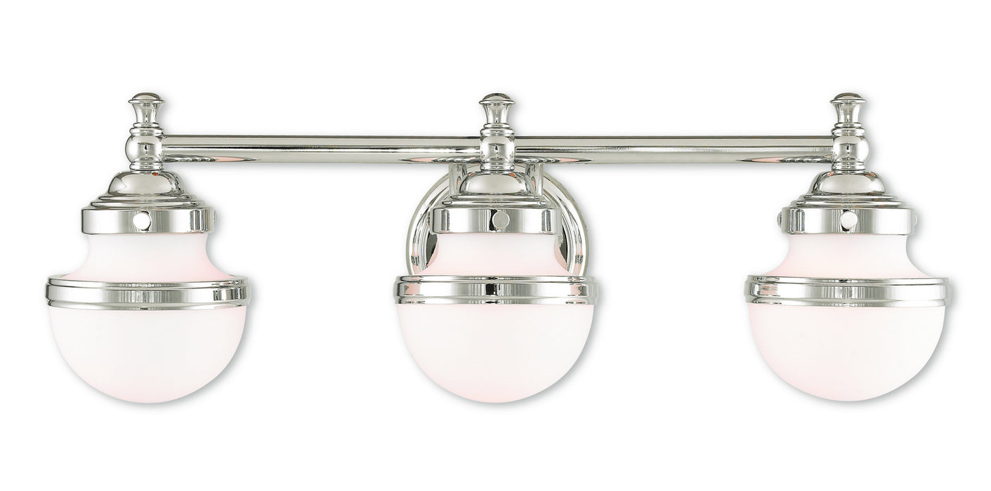 Livex Lighting - 5713-05 - Three Light Bath Vanity - Oldwick - Polished Chrome