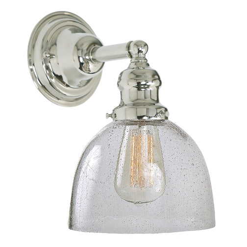 JVI Designs - 1210-15 S5-CB - One Light Wall Sconce - Union Square - Polished Nickel