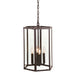 JVI Designs - 3059-08 - Four Light Pendant - George - Oil Rubbed Bronze