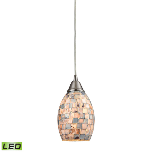 ELK Home - 10444/1-LED - LED Mini Pendant - Capri - Satin Nickel