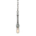 ELK Home - 10688/1 - One Light Mini Pendant - Cast Iron Pipe - Weathered Zinc, Zinc Plating, Zinc Plating