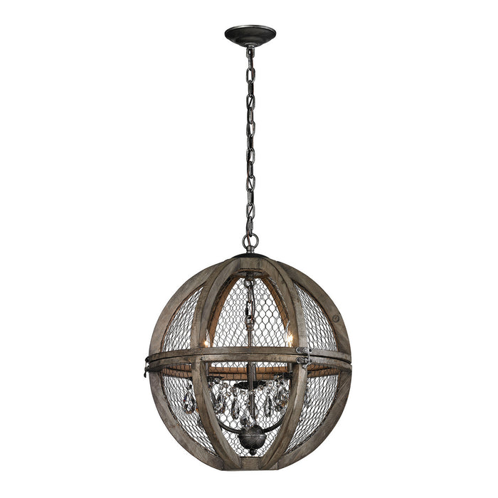 ELK Home - 140-007 - Three Light Chandelier - Renaissance Invention - Bronze