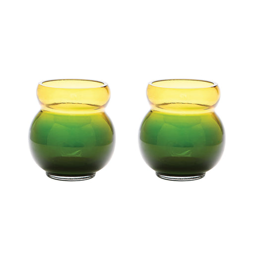 ELK Home - 464076/S2 - Votive - Bubble Votives - Green, Yellow, Yellow